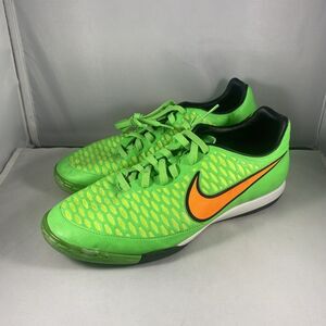 Nike Mens Rare Magista 7.5 Onda IC Hyper Green Indoor Soccer Shoes 651541-380